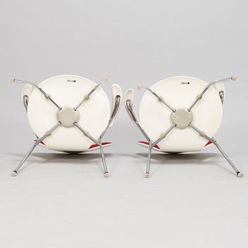 Arne Jacobsen,  stolar 6 st, "Sjuan", Fritz Hansen, Danmark 1984-1989.