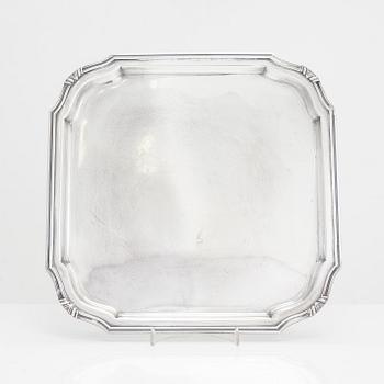 Salver, sterling silver, Amsterdam, Holland 1955.