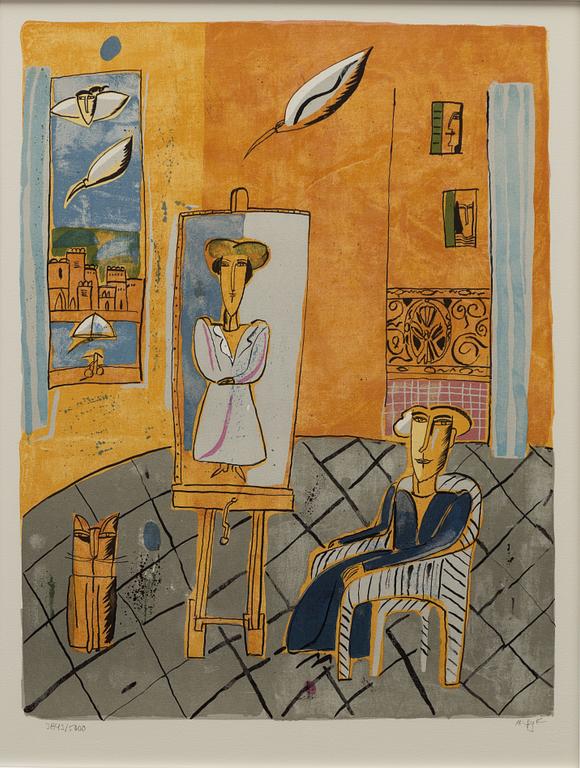 Madeleine Pyk, "I ateljén".