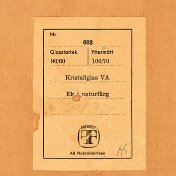 A mirror from Fröseke, secon part of the 20th century.