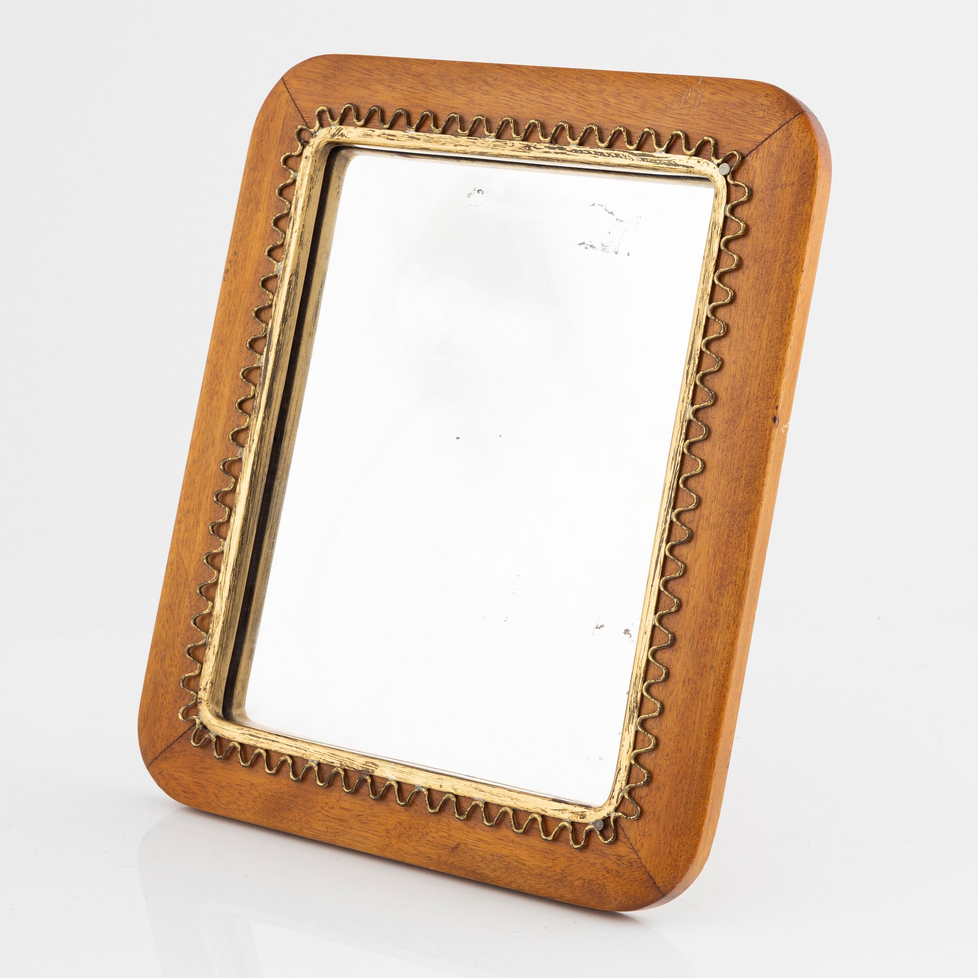 A Swedish modern table mirror, 1940's.