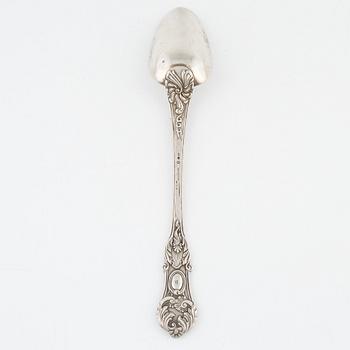 A Swedish Silver Serving Spoon, mark of Adolf Zethelius, Stockholm 1843.