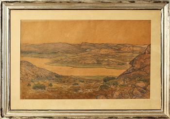 KARL NORDSTRÖM, blandteknik, ej sign.