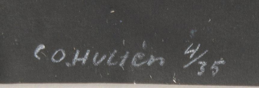 CO Hultén,  litografi signerad och numrerad 4/35.