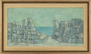 Harry Booström, "Raukar mot havet" (Gotland).