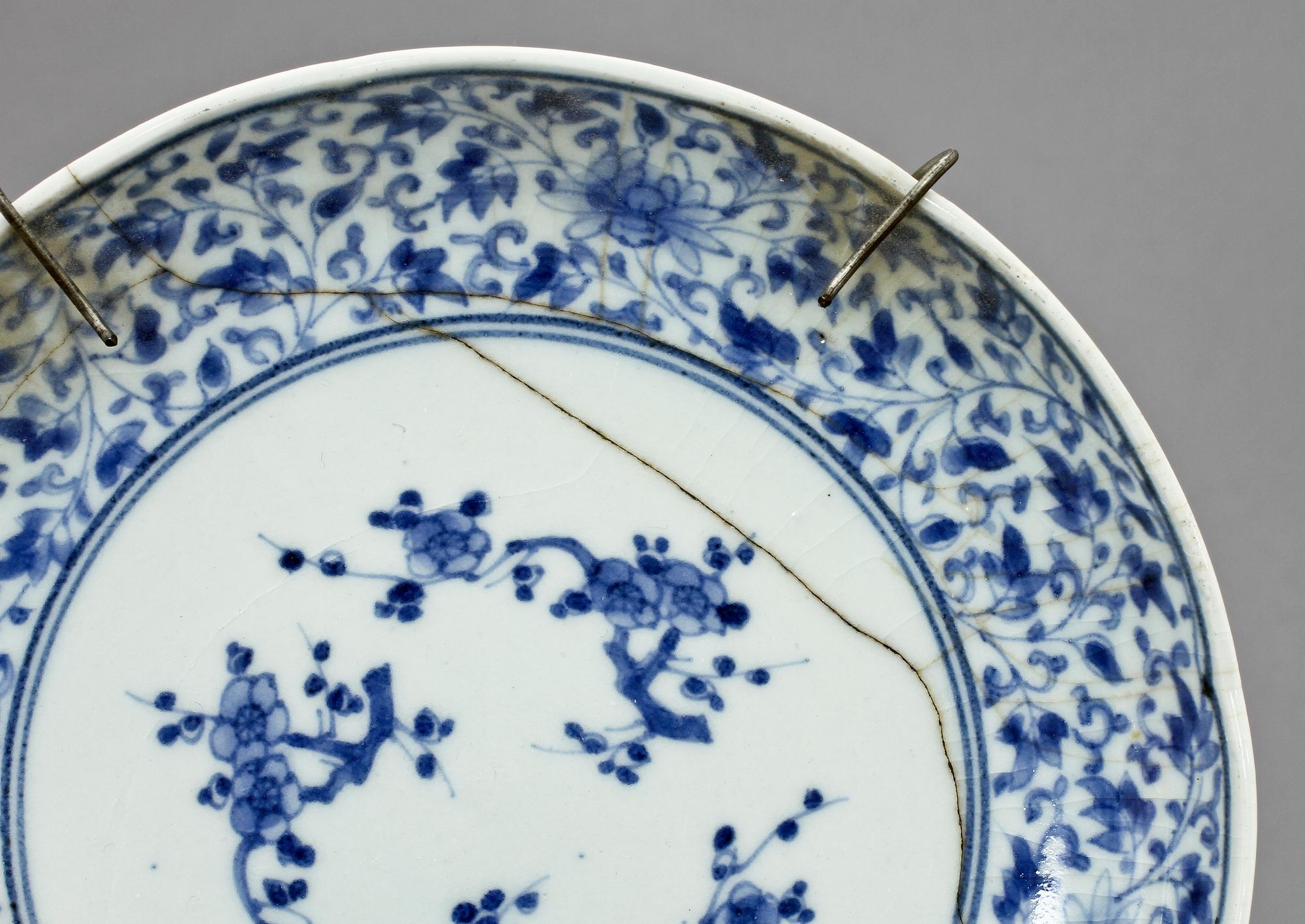 PARTI PORSLIN, 6 st, porslin, Kina, 1700 - 1900-tal.