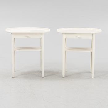 Sven Engström & Gunnar Mystrand, a pair of bedside tables, Bodafors, 1963-64.