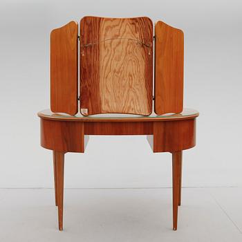 TOALETTBORD, PALL SAMT SPEGEL, 1900-talets mitt.