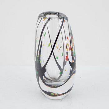 Vicke Lindstrand, Vicke Lindstrand, an 'Autumn' (Höst) glass vase, Kosta glassworks, Sweden,