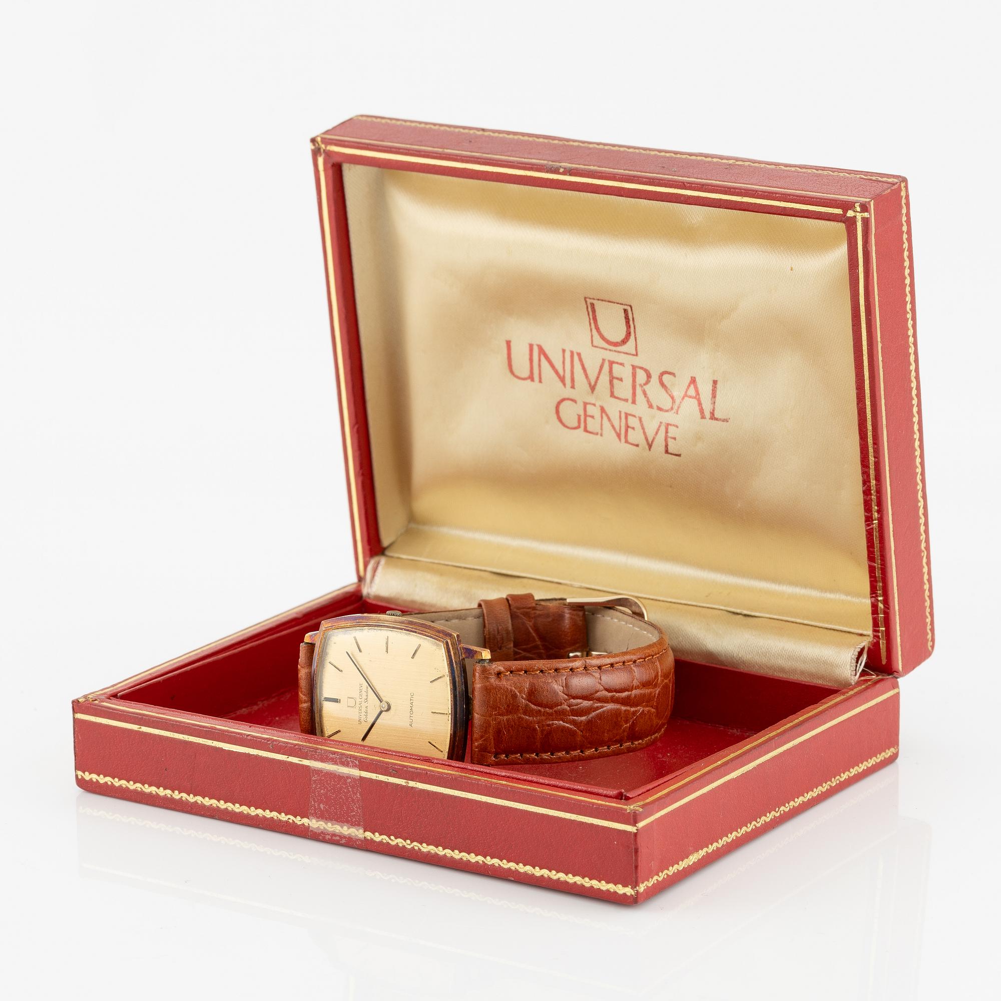 Universal Geneve, Golden Shadow, wristwatch, 32 x 32 mm.