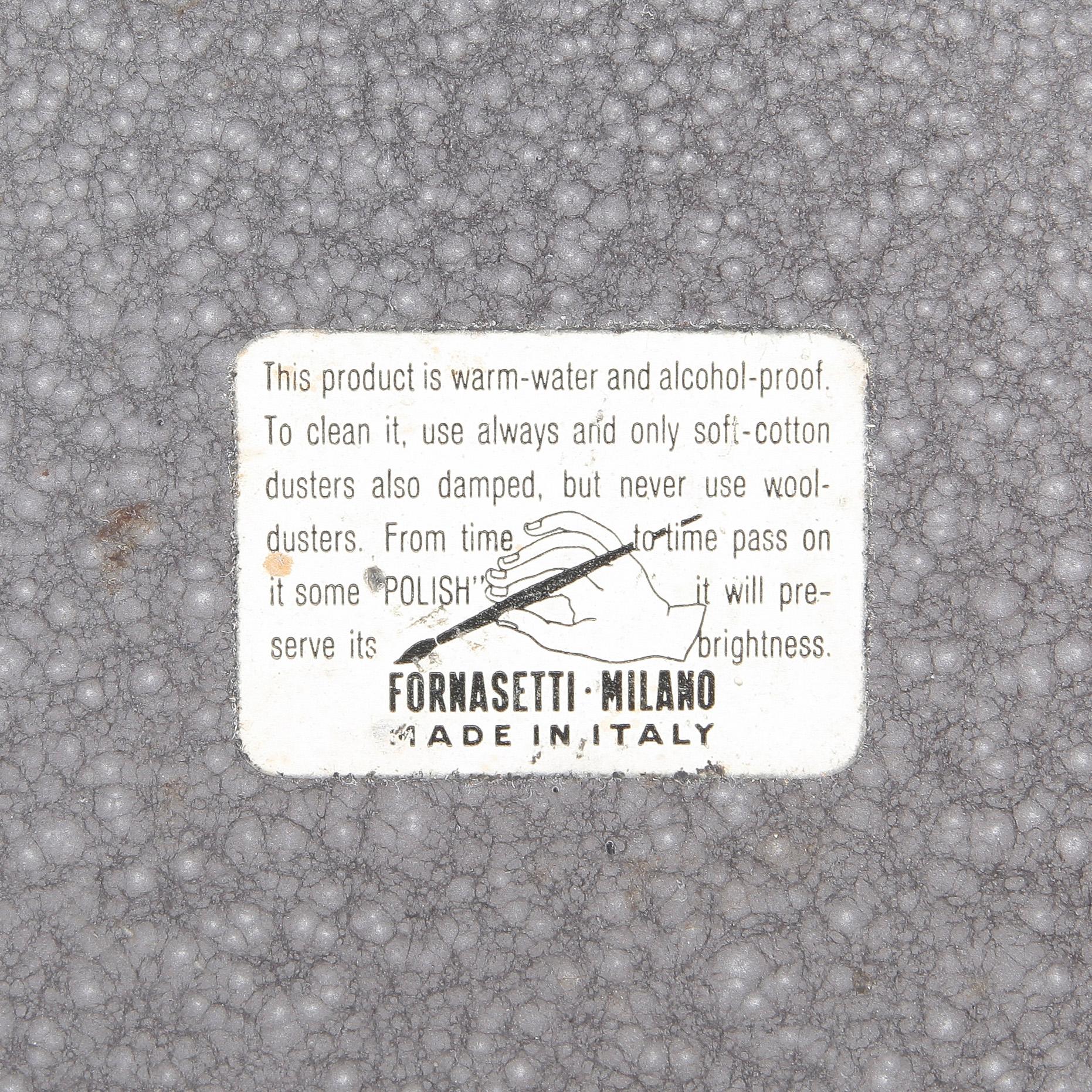 BRICKA, plåt, Fornasetti, Italien. 1980-tal.