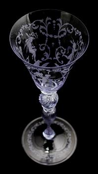 POKAL, glas, Murano, 1900-tal.