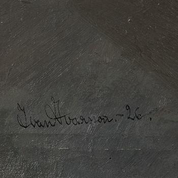 Ivan Ivarson, olja på duk, signerad och daterad -26.