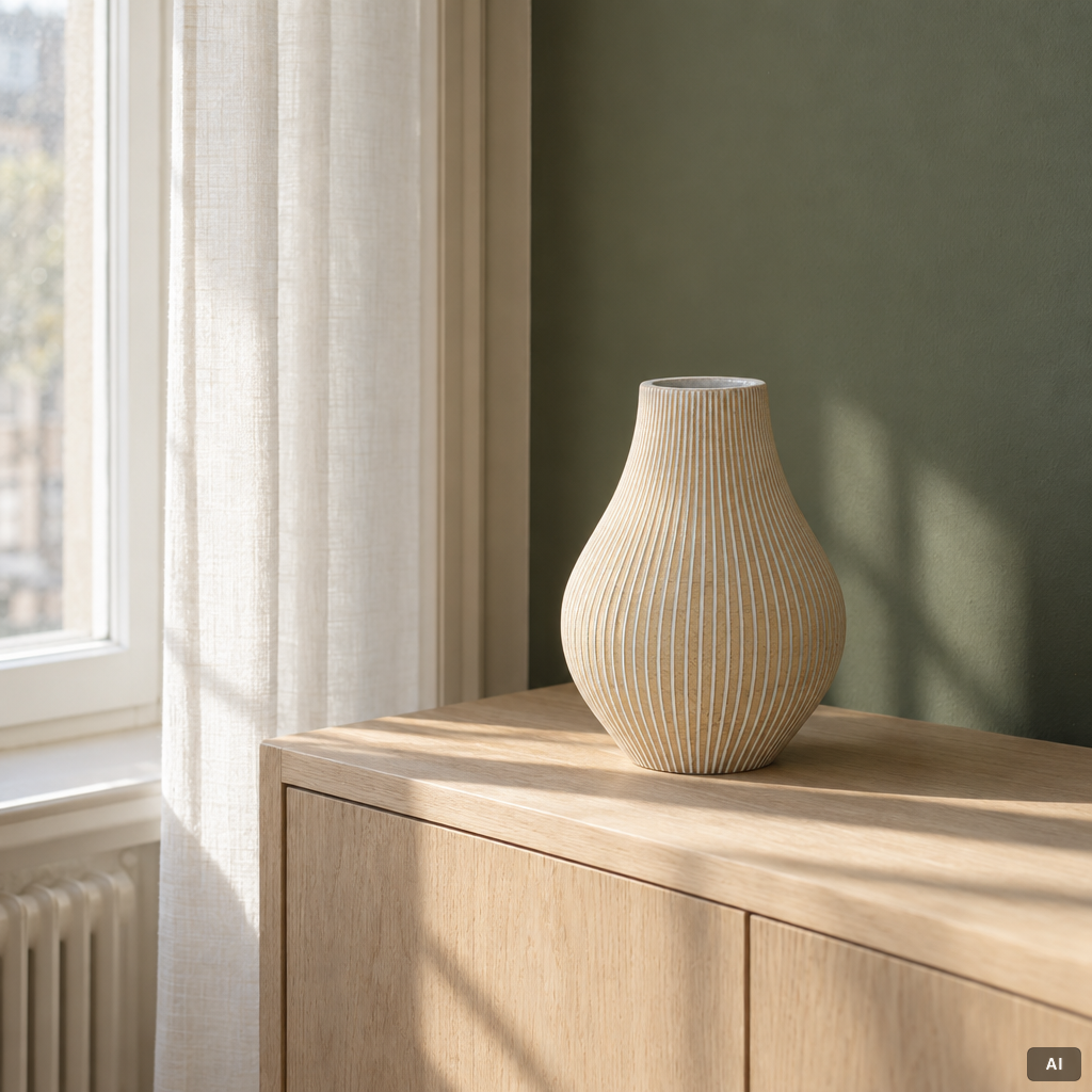 Edgar Böckman, a stoneware vase, executed in his own workshop, 1930s-40s.
