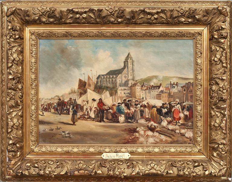 JULES NOEL, olja på duk, signerad och daterad 1880.