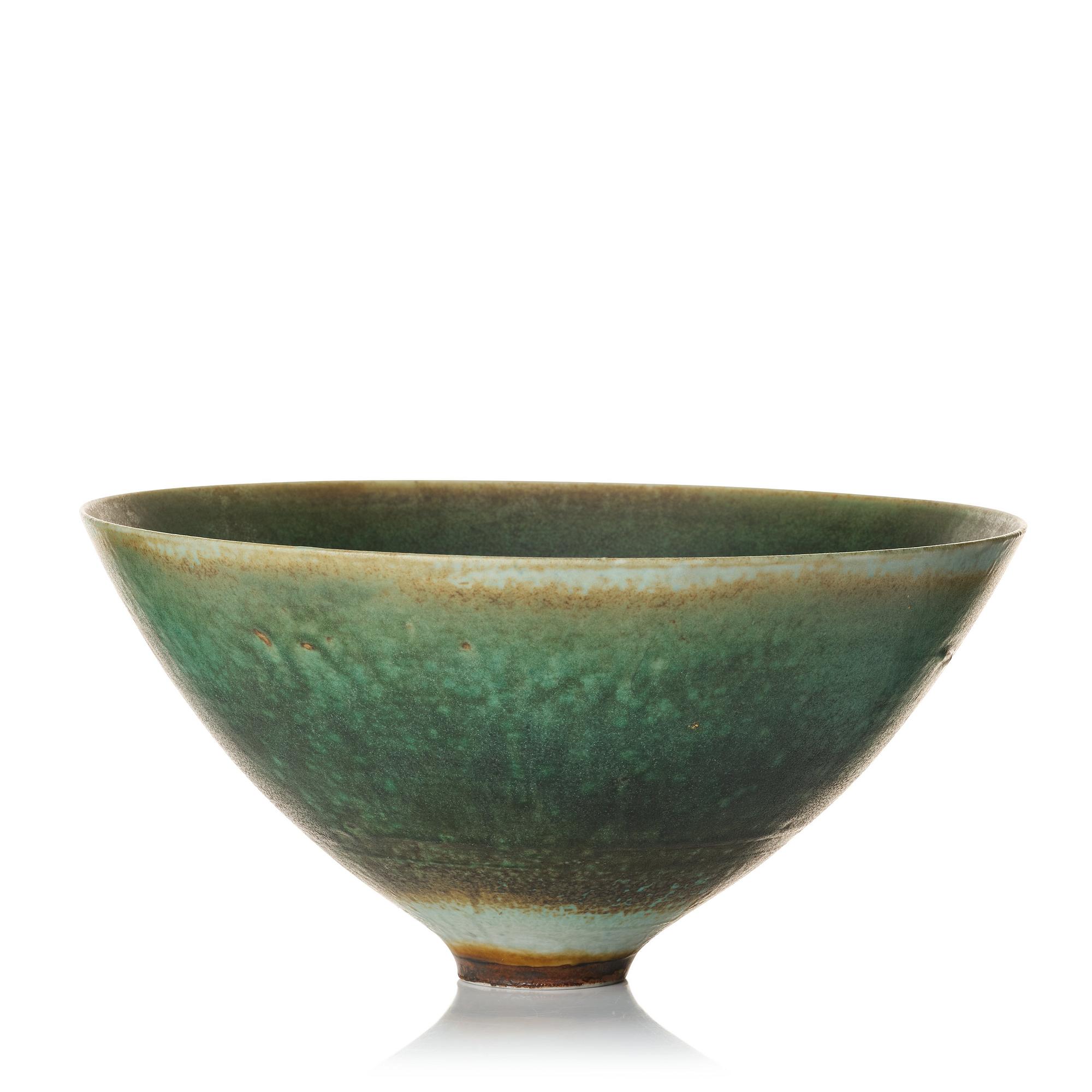 Kyllikki Salmenhaara, a stoneware bowl, Arabia, Finland 1950's.