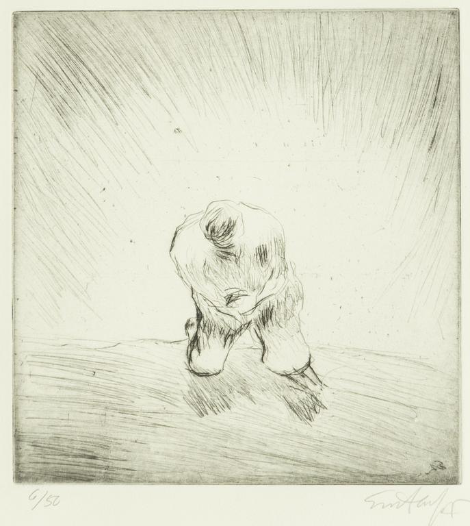 Evert Lundquist, Figurmotiv, 5 st.