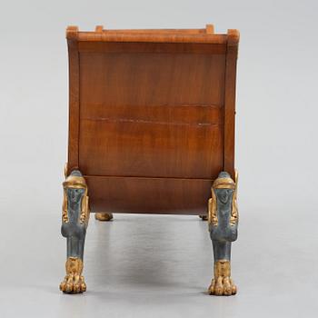 A Swedish Empire daybed, early 19th century.