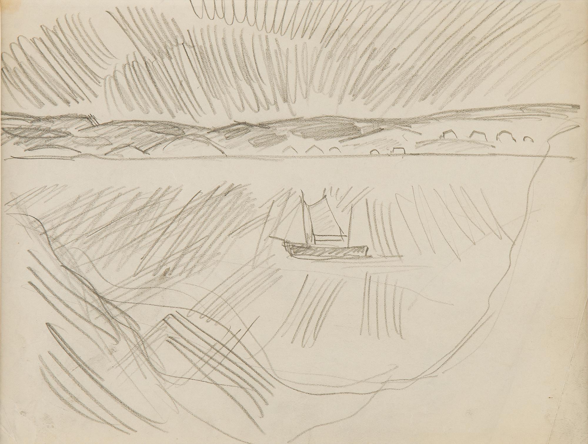 Carl Kylberg, pencil drawing.