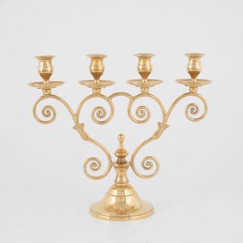 Kandelaber, Skultuna Messingsbruk, 1989.