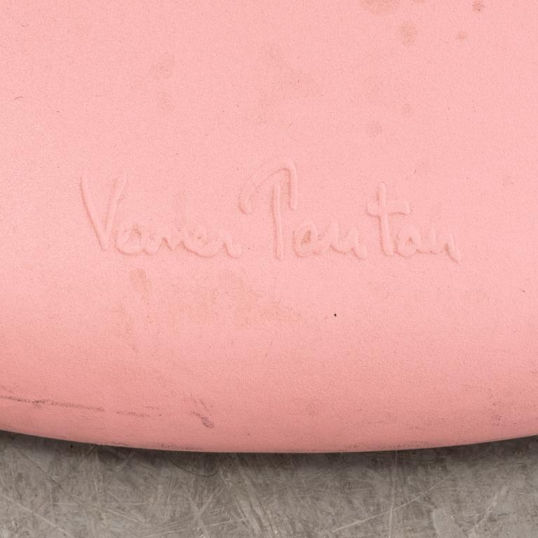 Seven 21st Century 'Panton chairs' by Verner Panton for Vitra, designed 1960.