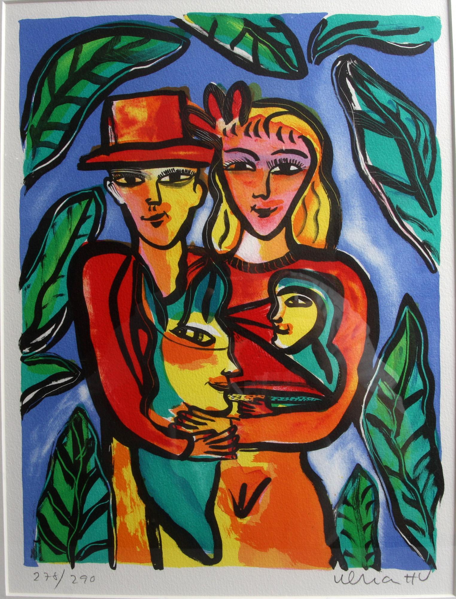 ULRICA HYDMAN-VALLIEN, färglitografi, sign o numr 278/290.