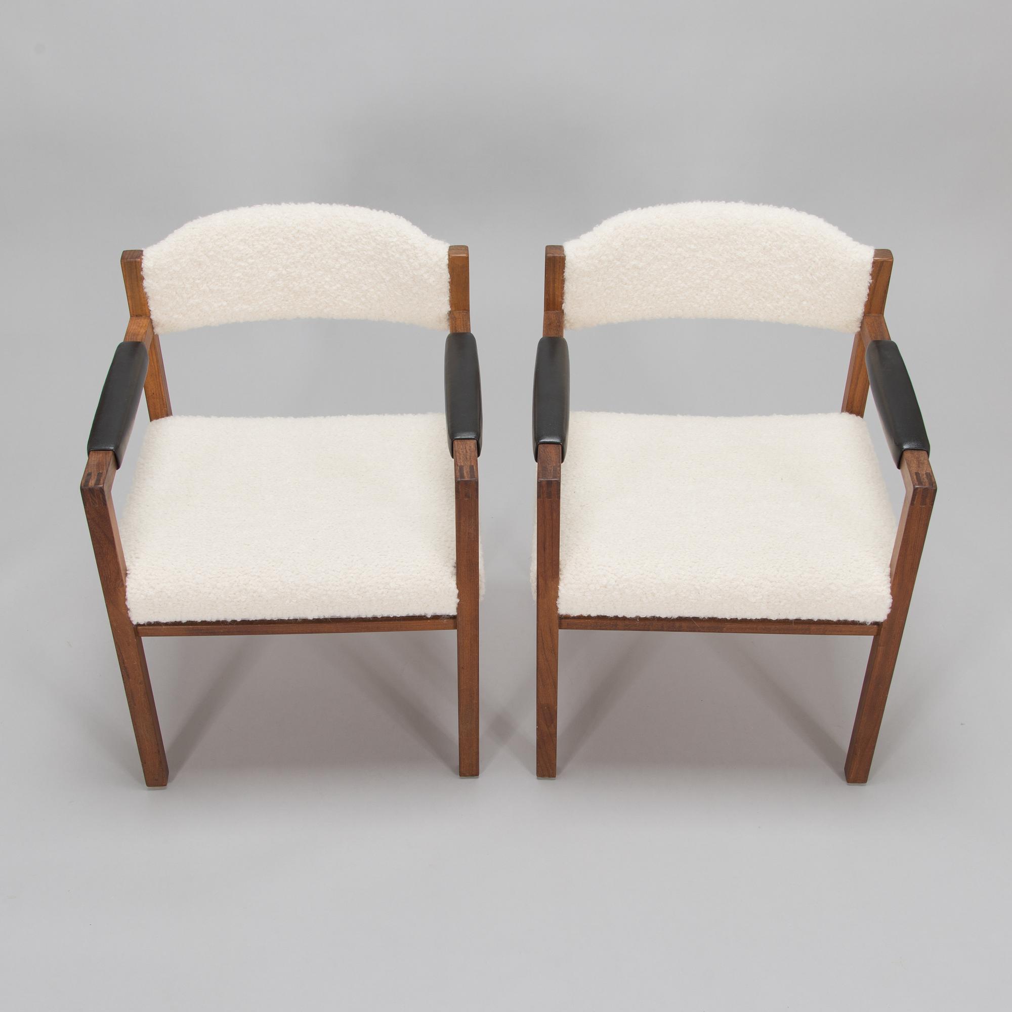 Reino Ruokolainen, a pair of armchairs, Haimi, Finland 1960s-70s.