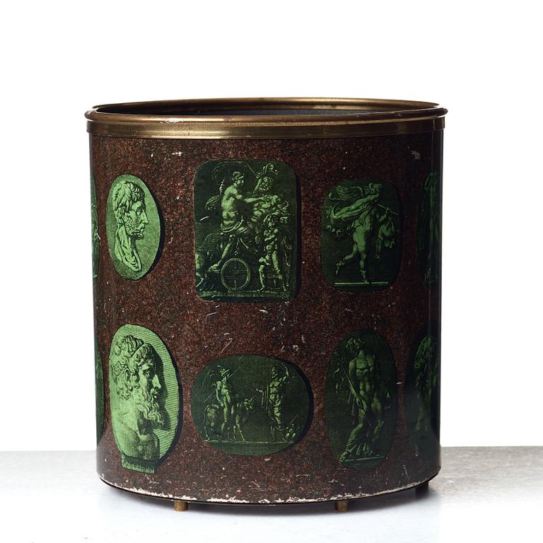 Piero Fornasetti, a "Cammei" paper basket, Milano Italy.