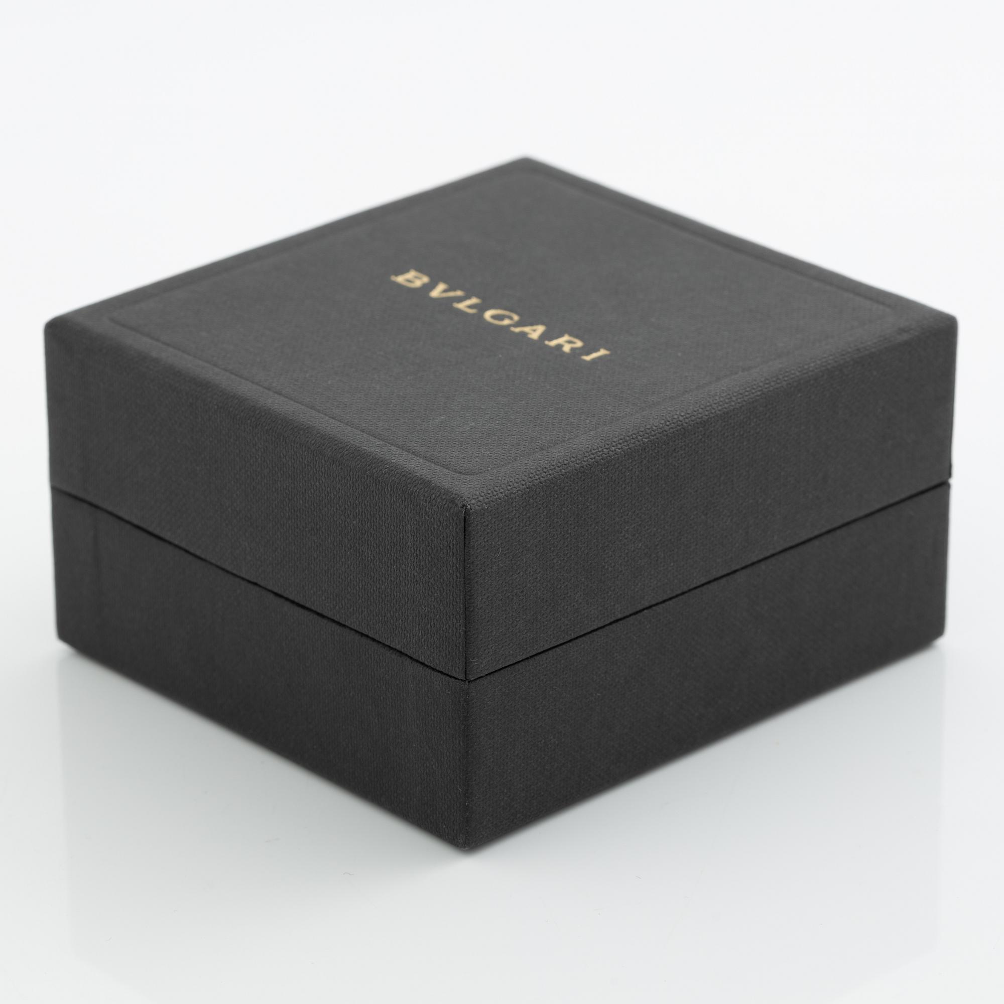 Bulgari hänge/berlock 18K vitguld vitguld med runda briljantslipade diamanter "Parentesi".