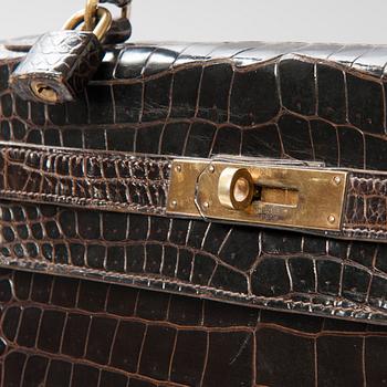 HANDVÄSKA, Hermès, "Kelly", 1960/70-tal.