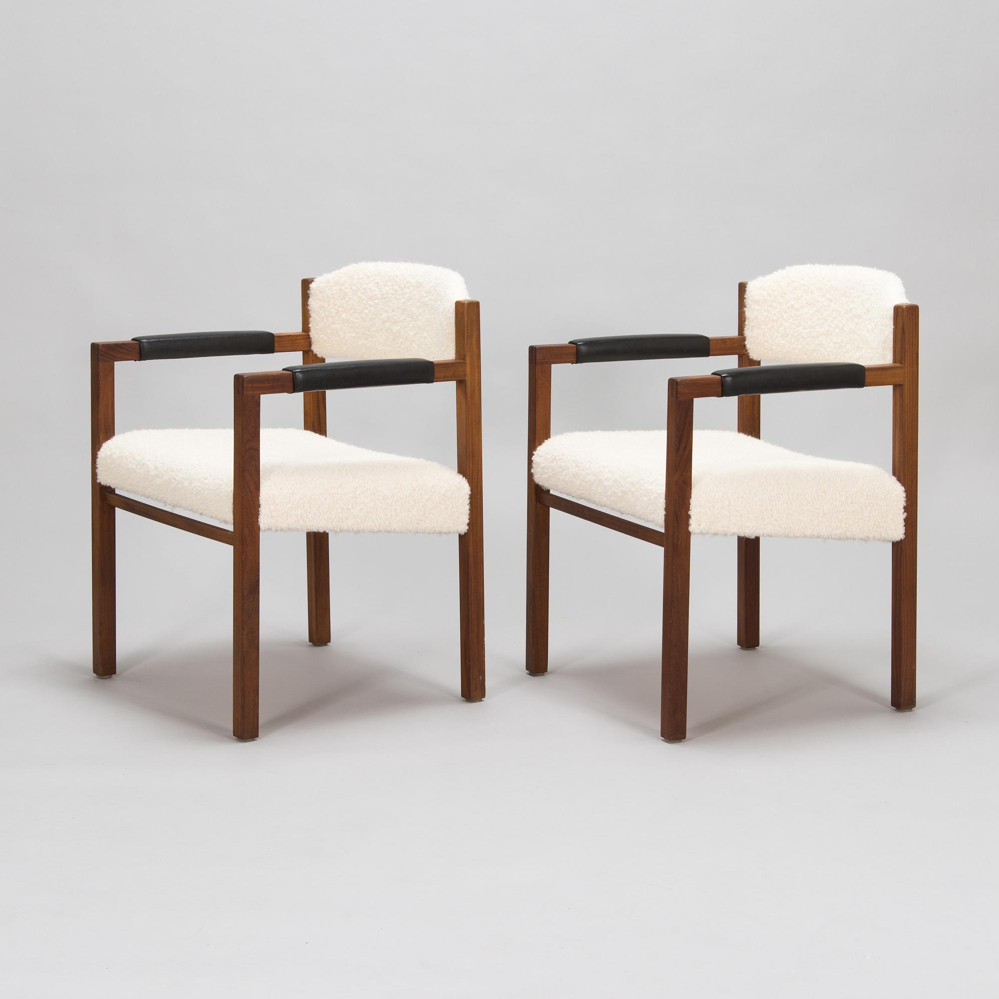 Reino Ruokolainen, a pair of armchairs, Haimi, Finland 1960s-70s.