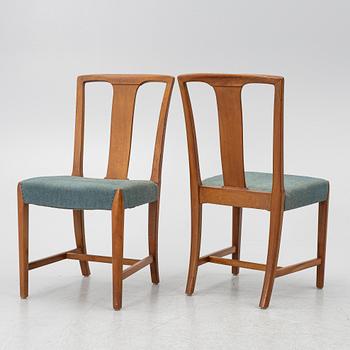 Runar Engblom, four chairs, for the Stockholm Handicraft Association, 1940s-50s.