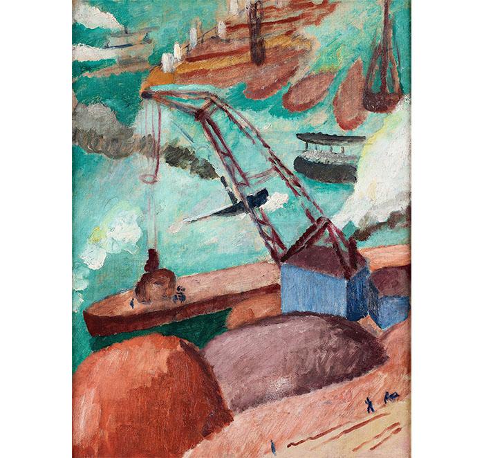 Sigrid Hjertén ”Utsikten från Katarinavägen”