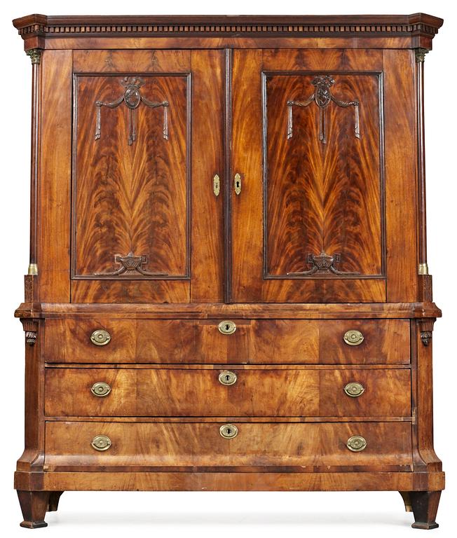 A Dutch  late 18th century cupboard.