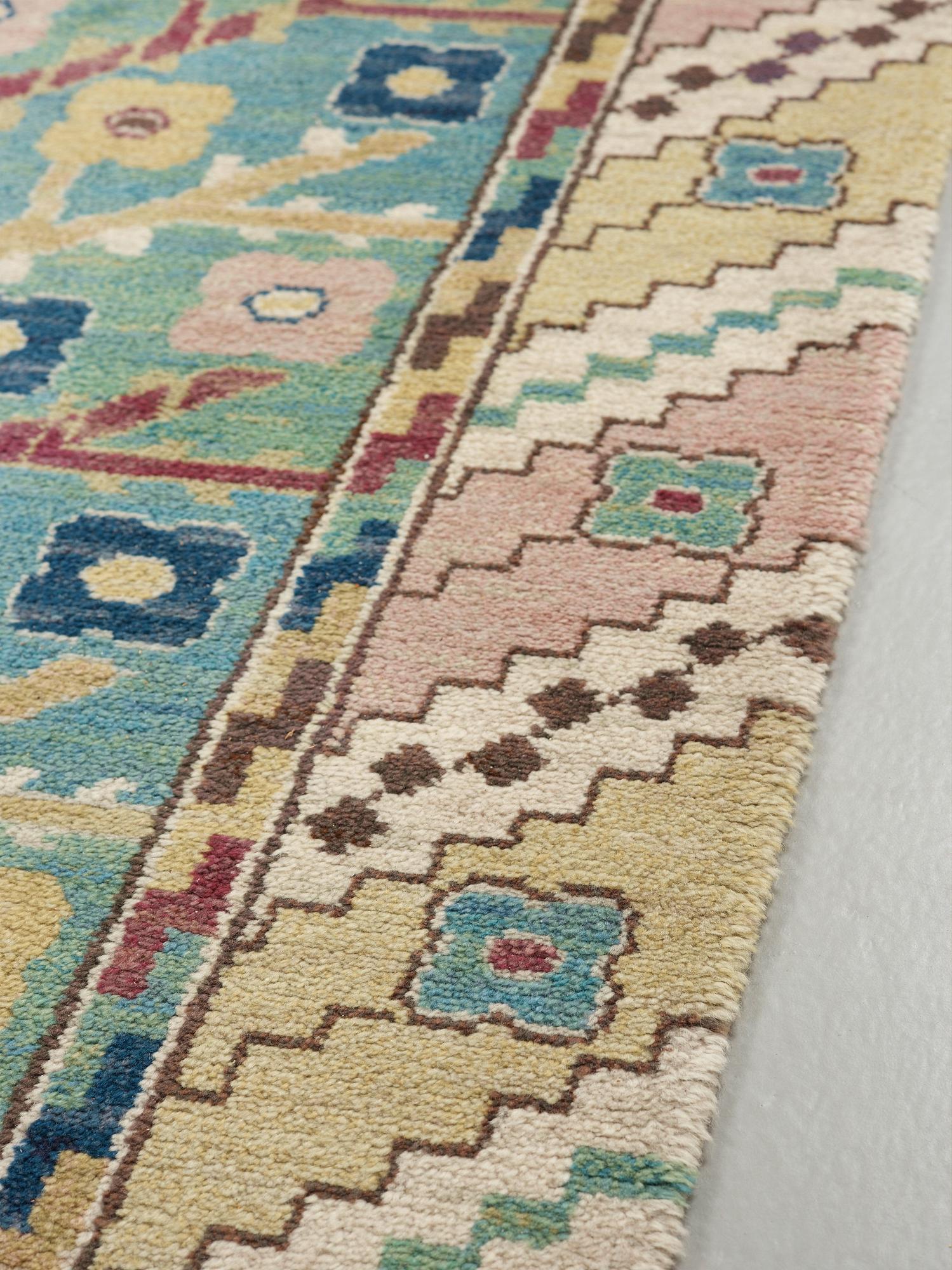 Märta Måås-Fjetterström, MATTA. "Almarna". Flossa. 308 x 203,5 cm. Signerad AB MMF.