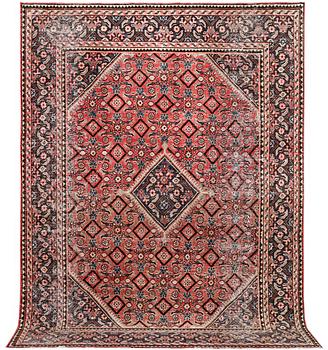 A carpet, Persian, Vintage Design, c. 296 x 208 cm.