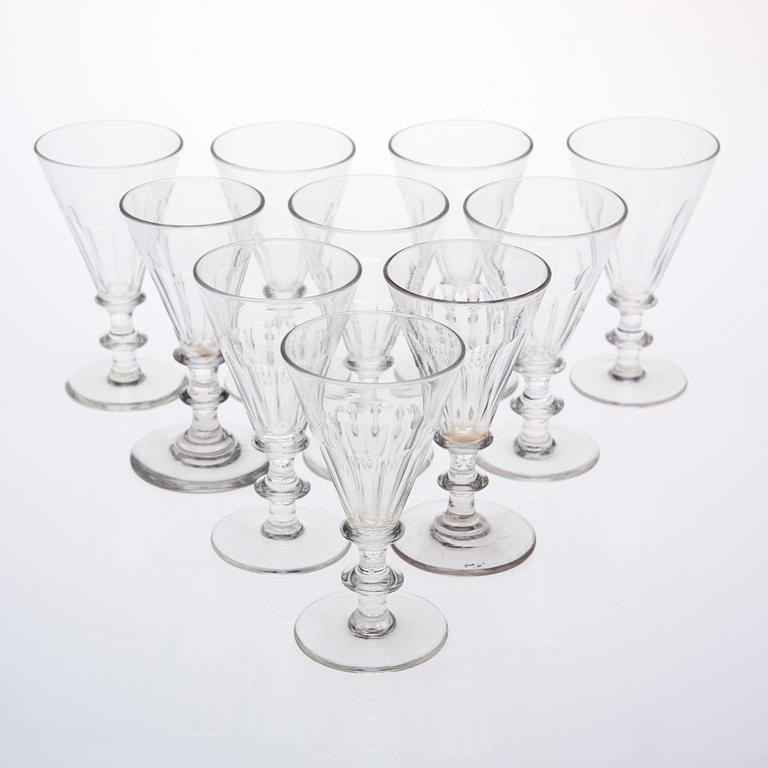 GLASSERVISDELAR, 30 st, 1900-tal.