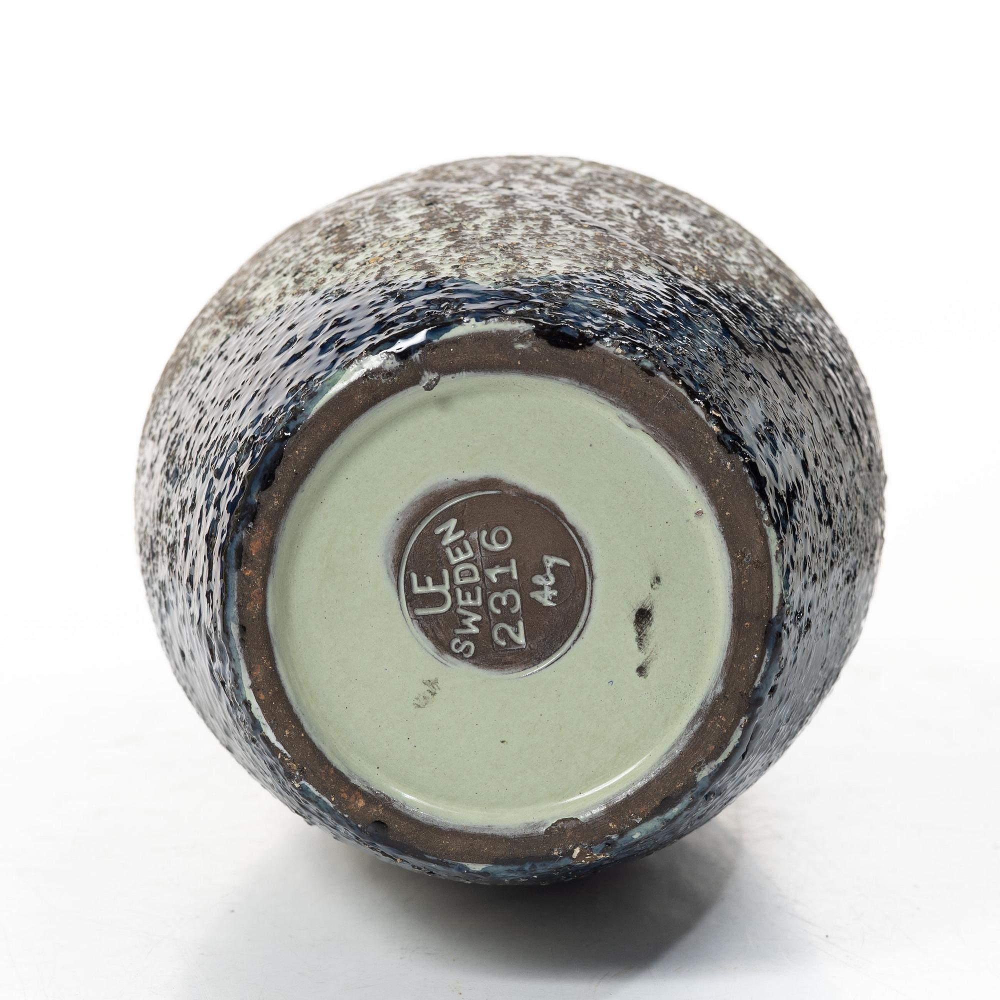 Ingrid Atterberg, Stoneware vase, model 2316, Upsala Ekeby, 1950s/1960s.