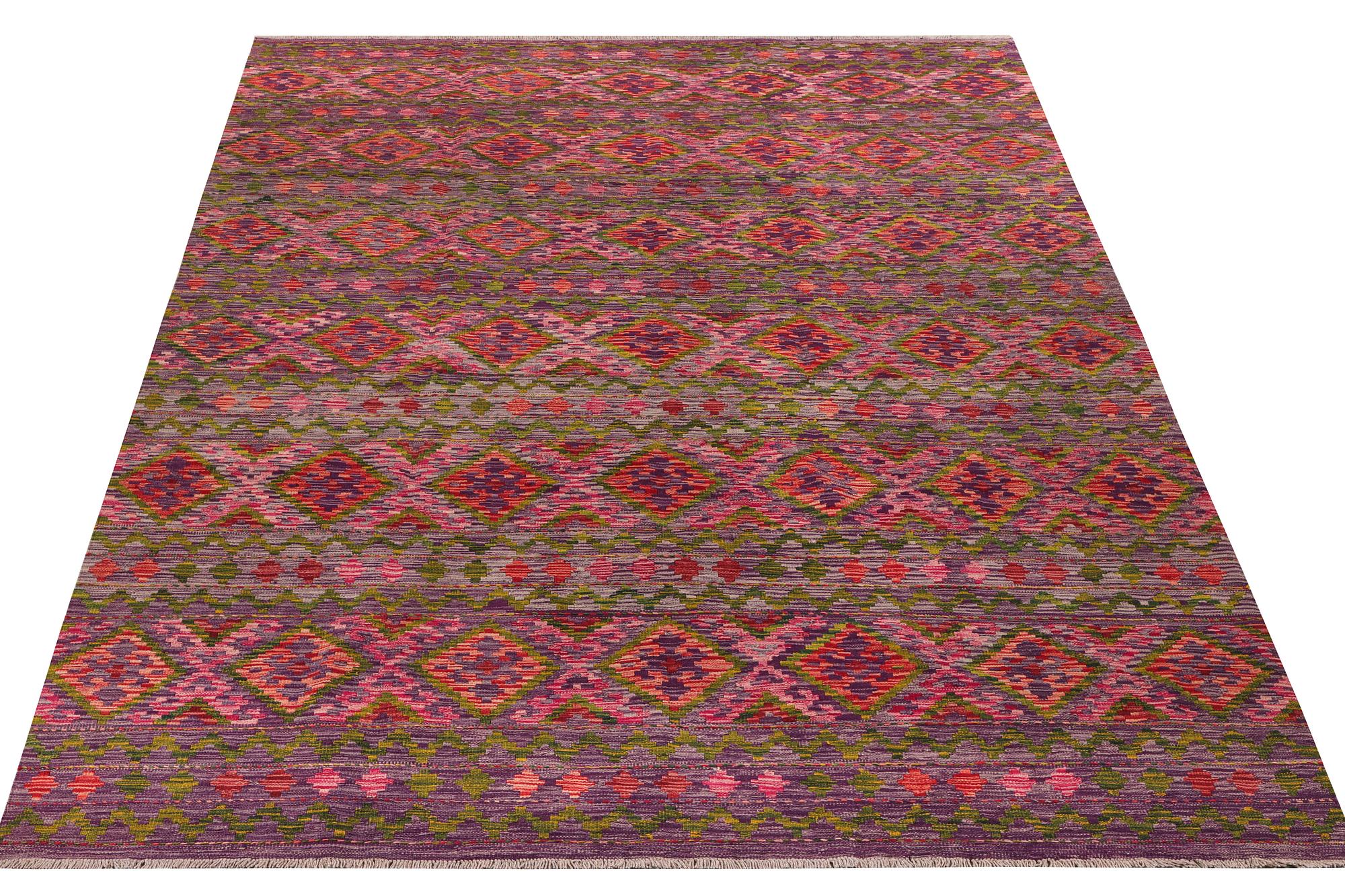 Matta, Afghansk Kelim, ca 302 x 199 cm.