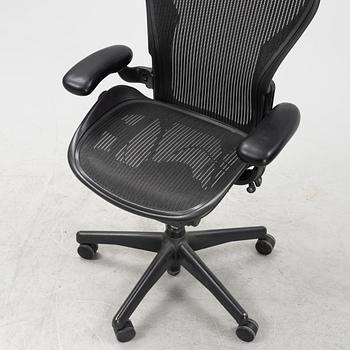 Don Chadwick/Bill Stump, an 'Aeron' swivel office chair, Herman Miller.