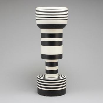 ETTORE SOTTSASS, a 'Calice' earthenware vase for Bitossi Ceramiche, Montelupo, Italy.
