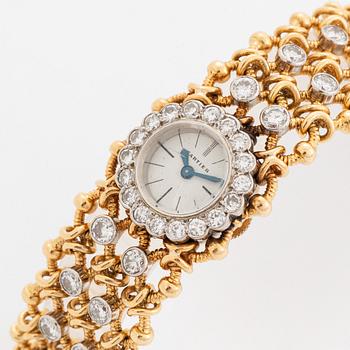 A Cartier wristwatch.