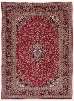 Carpet, Keshan, approx. 410 x 305 cm.