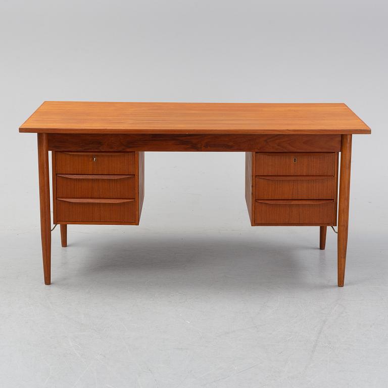 A 1950's-60's writing desk.