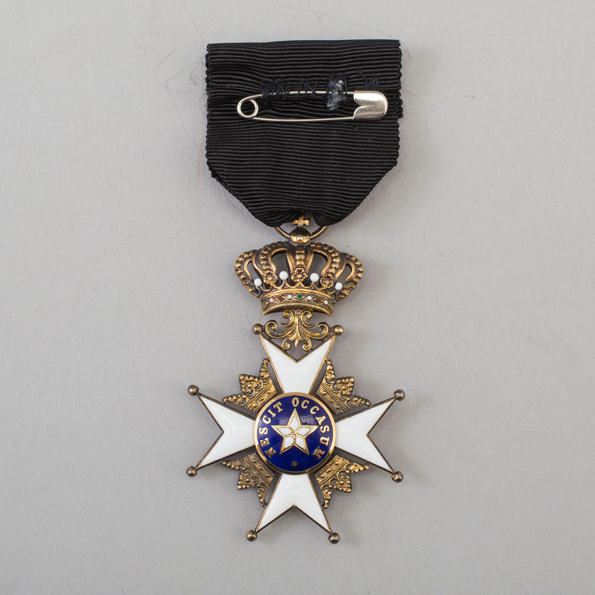 Order of the North Star, knight's cross.