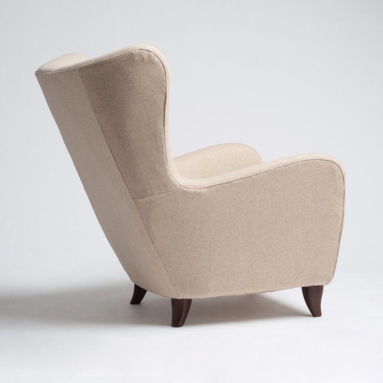 Olle Sjögren, a pair of easy chairs, model '800', OH Sjögren, Sweden 1940-50s.