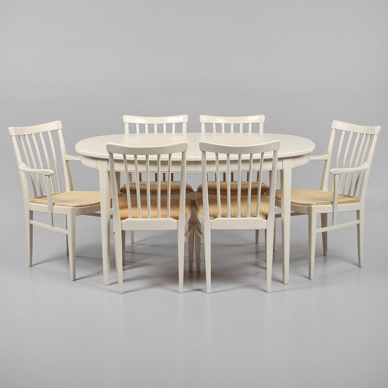 MATGRUPP, 11 delar, "Herrgården", Carl Malmsten, 1900-talets andra hälft.