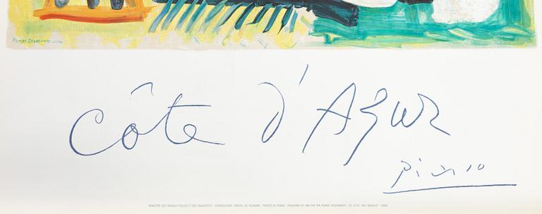 Pablo Picasso, after, "Côte d'Azur".