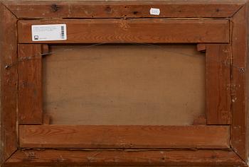 JOSEPH MAGNUS STÄCK, tillskriven, olja på uppklistrat papper, ej sign, dat Spezia 17 aug 1846.