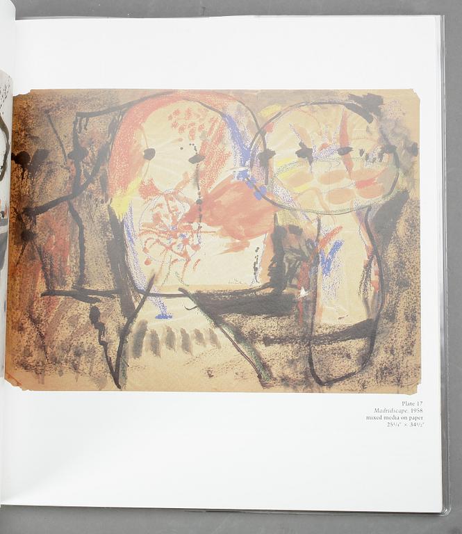 HELEN FRANKENTHALER, bok, signerad, "Works on paper 1949-1984.".
